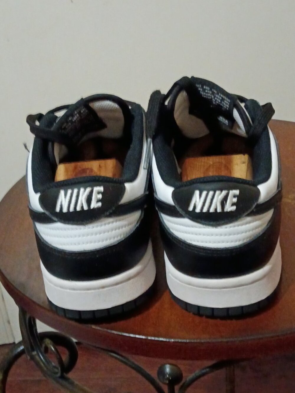 Nike Dunk Low Panda Womens Black White Sneakers DD1503-101 Size 9.5 - Picture 10 of 14